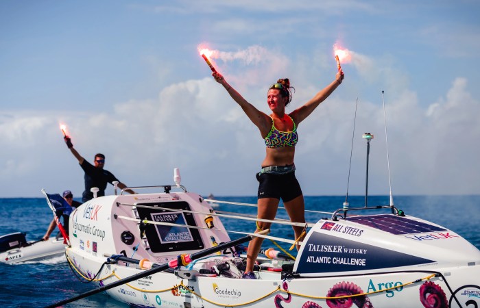 Oldest woman row ocean