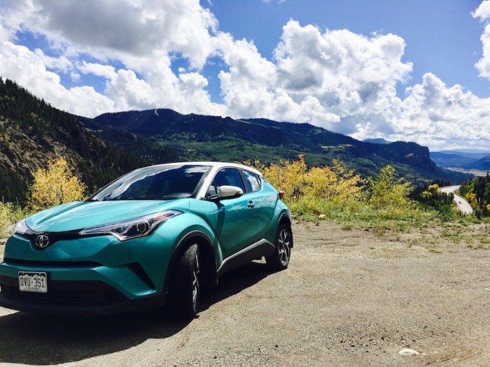 Million dollar highway colorado road trip route