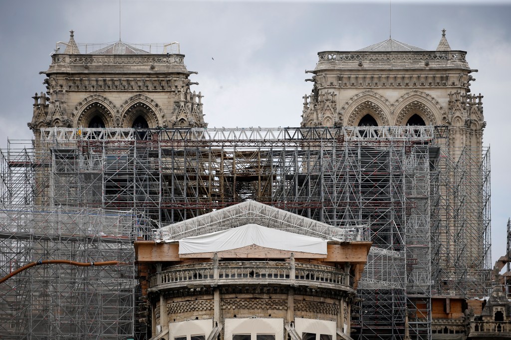 Notre dame plaza reopens