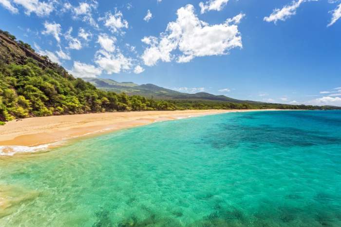 Calmest waters in the world beach maui hawaii