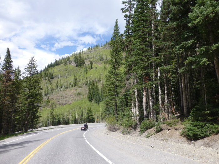 Million dollar highway colorado road trip route