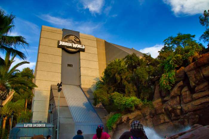 Attractions amusement parks jurassic world ride universal