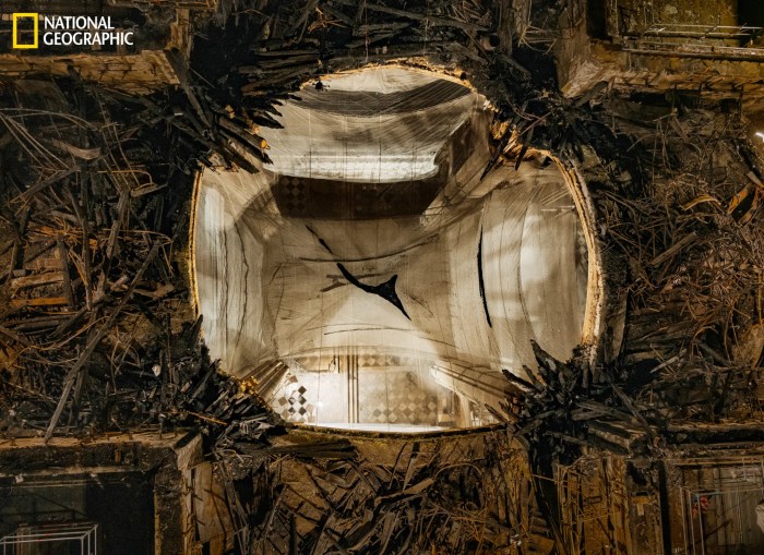 Notre dame cathedral rebuilt