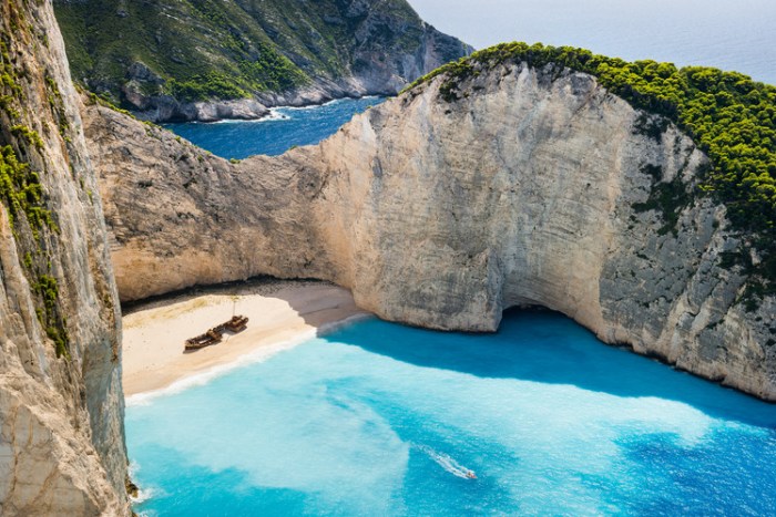 Prassa beach greece has clearest water in the world
