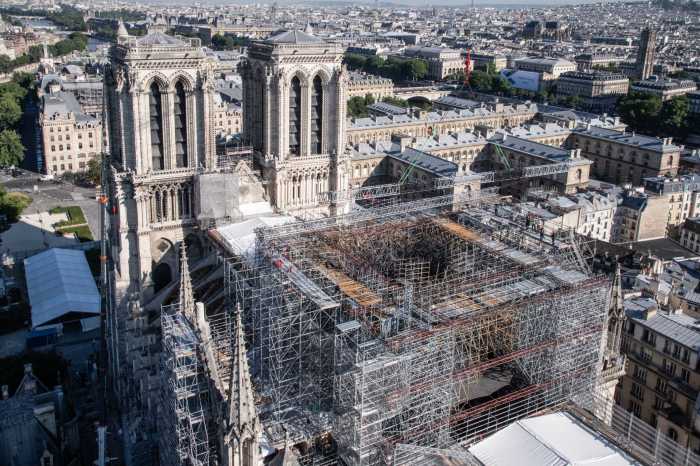 Notre dame cathedral rebuilt