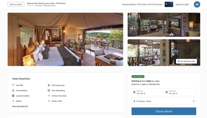 How to use points to book safari vacation