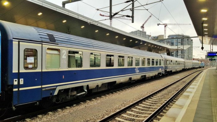 Dacia night train vienna bucharest slow travel