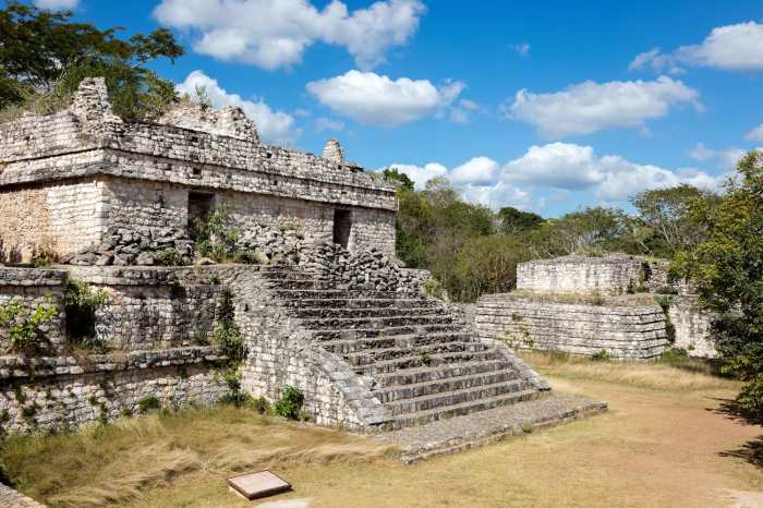 Remains mayan palace mexico