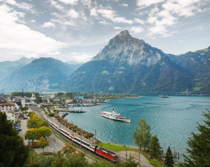 Treno gottardo scenic train ride switzerland