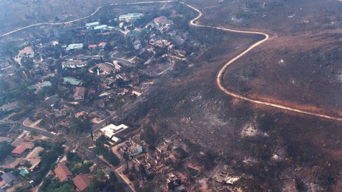 Canberra state of emergency bushfires